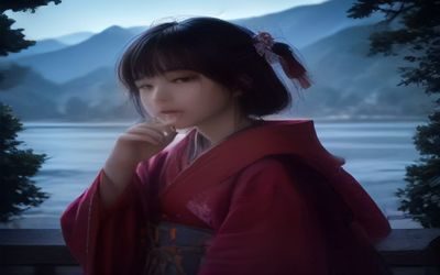 宫崎骏《千与千寻》4K蓝光封面，千寻站在浴场长廊上，吉卜力经典动画日本二区发行